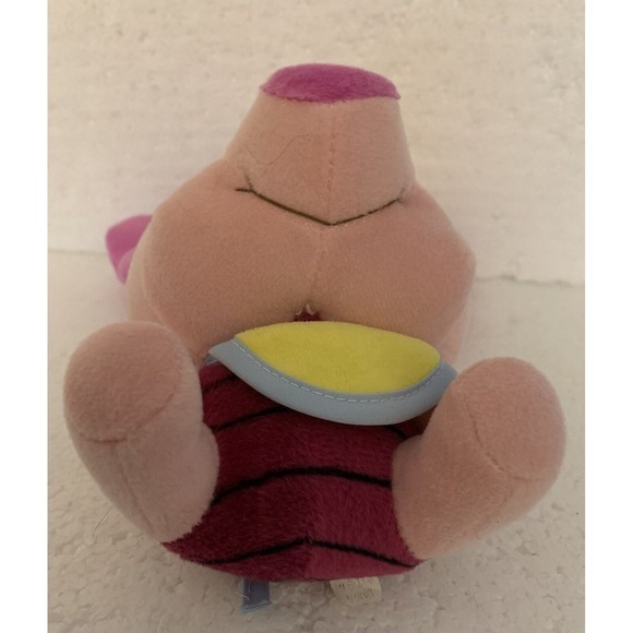 Disney Pink Plush Baby Piglet Large Head Bib 7" Hanging Suction Cup Stuffed Toy - Picture 8 of 12